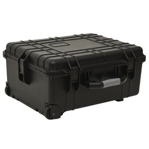 vidaXL Flightcase draagbaar 79,5x51,5x30,5 cm PP zwart