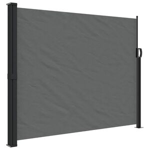 vidaXL Windscherm uittrekbaar 160x500 cm antracietkleurig