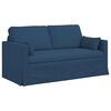 vidaXL Bank 2 pcs Blauw 158 x 78 x 80 cm Stof