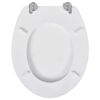 vidaXL Toiletbrillen met deksels 2 st MDF wit
