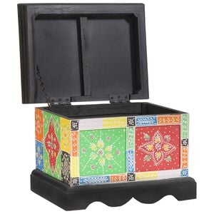 vidaXL Opbergdoos Multikleur 40 x 30 x 30 cm Massief mangohout