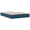 vidaXL Ottoman bedframe zonder matras 140x190 cm fluweel donkerblauw