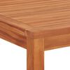 vidaXL 4-delige Tuinset massief teakhout