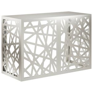 vidaXL Airconditioner hoes zilver 90 x 40 x 60 cm Roestvrij staal