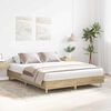 vidaXL Bedframe 2 pcs Sonoma 152 x 203 cm Bewerkt hout
