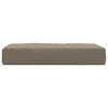 vidaXL Palletkussen 60x60x9,5 cm oxford stof taupe