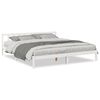 vidaXL Bedframe extra lang zonder matras grenenhout wit 180x210 cm