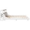 vidaXL Bedframe zonder matras massief grenenhout wit 200x200 cm