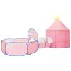 vidaXL Kinderspeeltent met 250 ballen 301x120x128 cm roze