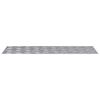 vidaXL Trap Tread Rechthoekig 2 pcs Zilver 90 x 30 cm Aluminium