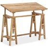 vidaXL Tekentafel 116x50x76 cm massief mangohout