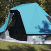 vidaXL Familie Tipi Tent met dak Blauw 466 x 310 x 240 cm