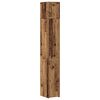 vidaXL Opbergkast 3 pcs Oudhout 30 x 42,5 x 225 cm