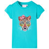 Kindershirt 92 mintkleurig
