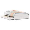 vidaXL Bedframe zonder matras massief grenenhout wit 120x200 cm