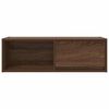 vidaXL Tv-meubel 80x31x25,5 cm bewerkt hout bruin eikenkleur