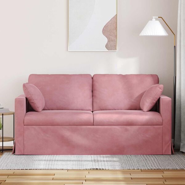 vidaXL Bank Roze Totale afmetingen: 158 x 78 x 80 cm (B x D x H)