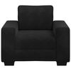 vidaXL Fauteuil 100x77x82 cm fluweel zwart