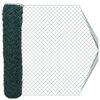 vidaXL Draadgaashek 2 x 20 m Staal Groen