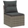 vidaXL Tuin Sofa Set 6 pcs Grijs