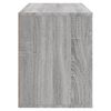 vidaXL Schoenenkast 80x35x45 cm bewerkt hout grijs sonoma