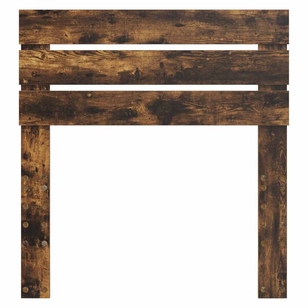 vidaXL Hoofdbord Gerookt eiken 75 cm Bewerkt hout