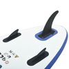 vidaXL Stand Up Paddleboardset opblaasbaar blauw en wit