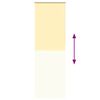 vidaXL Rolgordijn 65x230 cm verduisterend stofbreedte 60,7cm geel