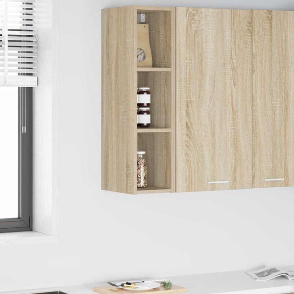 vidaXL Hangkast met opslag Sonoma Eiken 20 x 29,5 x 80 cm Bewerkt hout