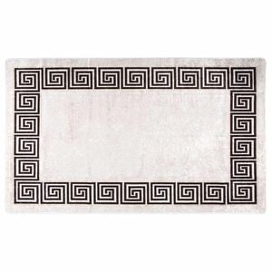 vidaXL Vloerkleed wasbaar 120x180 cm lichtbeige