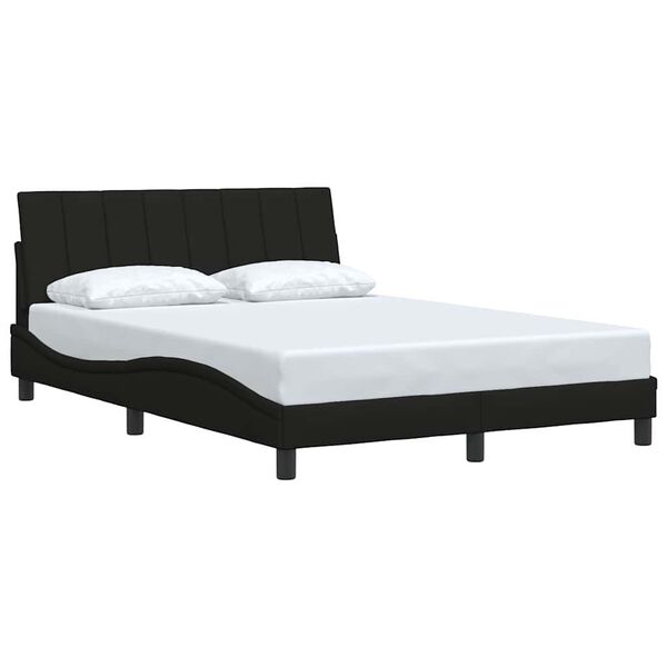vidaXL Bedframe zonder matras "Hanko" 120x200 cm stof zwart