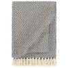 vidaXL Plaid 160x210 cm katoen marineblauw
