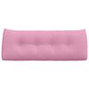 vidaXL Rugkussen Roze 120 x 24 x 50 cm Stof