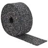 vidaXL Rubbergranulaatrol Zwart 500 x 12 x 0,8 cm Rubber