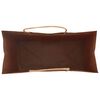 vidaXL Papieren zakken 250 st met hengsels 26x12x35 cm bruin