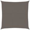 vidaXL Zonnezeil 160 g/m&sup2; 6x6 m HDPE antracietkleurig