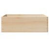 vidaXL Houten kist met handvatten 40x30x13 cm massief grenenhout