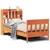 vidaXL Bedframe zonder matras massief grenenhout wasbruin 75x190 cm