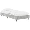 vidaXL Bedframe Betongrijs 80 x 200 cm Bewerkt hout