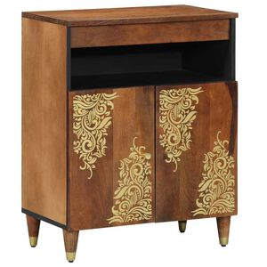 vidaXL Dressoir Bruin 60 x 33 x 75 cm Massief Mango Hout