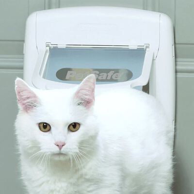 Petsafe kattenluik tot 7 kg magnetisch slot wit 400