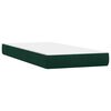 vidaXL Boxspring met matras fluweel donkergroen 180x220 cm