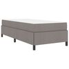 vidaXL Boxspringbed Taupe 80 x 200 cm Stof