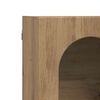 vidaXL Hangkast met plank Artisan Eiken 59 x 20 x 100 cm Bewerkt hout