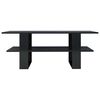 vidaXL Salontafel 110x55x42 cm bewerkt hout hoogglans zwart
