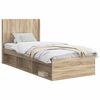 vidaXL Bedframe met opbergruimte en hoofdbord 3 pcs Bewerkt hout
