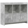 vidaXL Dressoir Betongrijs 98,5 x 33 x 80 cm Bewerkt hout