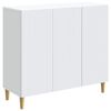 vidaXL Dressoir Wit 89 x 34,5 x 80 cm Bewerkt hout