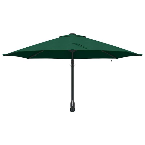 vidaXL Tuinparasol Groen 248 x 248 x 148 cm Polyester en staal