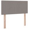 vidaXL Opbergbed met matras met matras Taupe 90 x 200 cm Bewerkt hout
